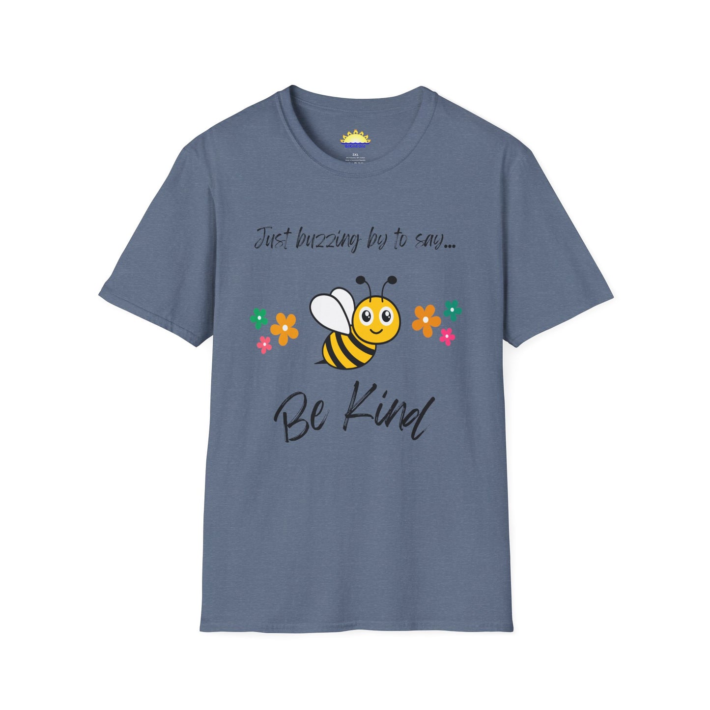 Buzzing By (Honey Bee) - Unisex Softstyle T-Shirt