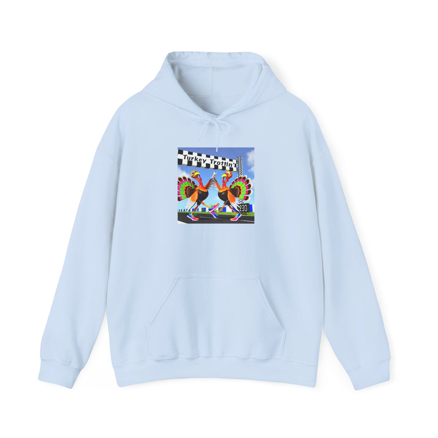 Turkey Trottin' - Unisex Heavy Blend™ Hooded Sweatshirt