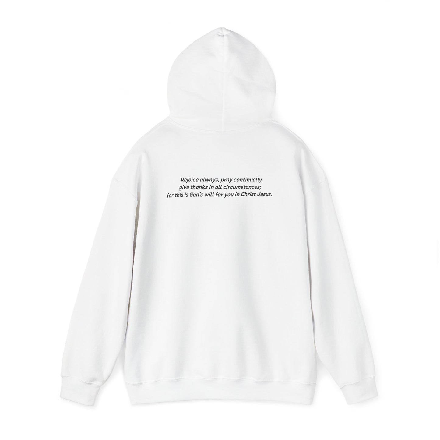 1 Thessalonians 5:16-18 - God Coordinates - Unisex Heavy Blend™ Hooded Sweatshirt