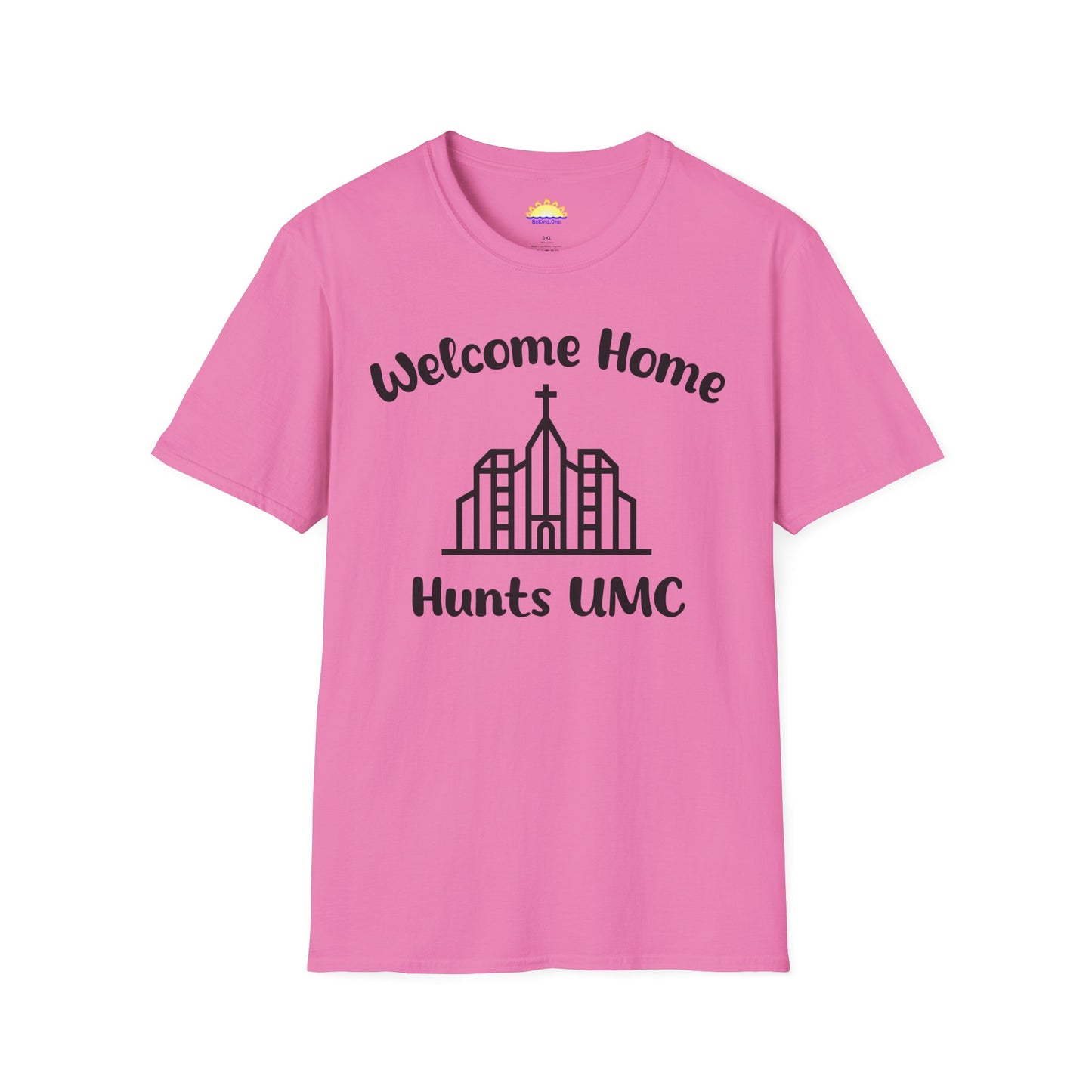 Hunts UMC - Welcome Home - Unisex Softstyle T-Shirt