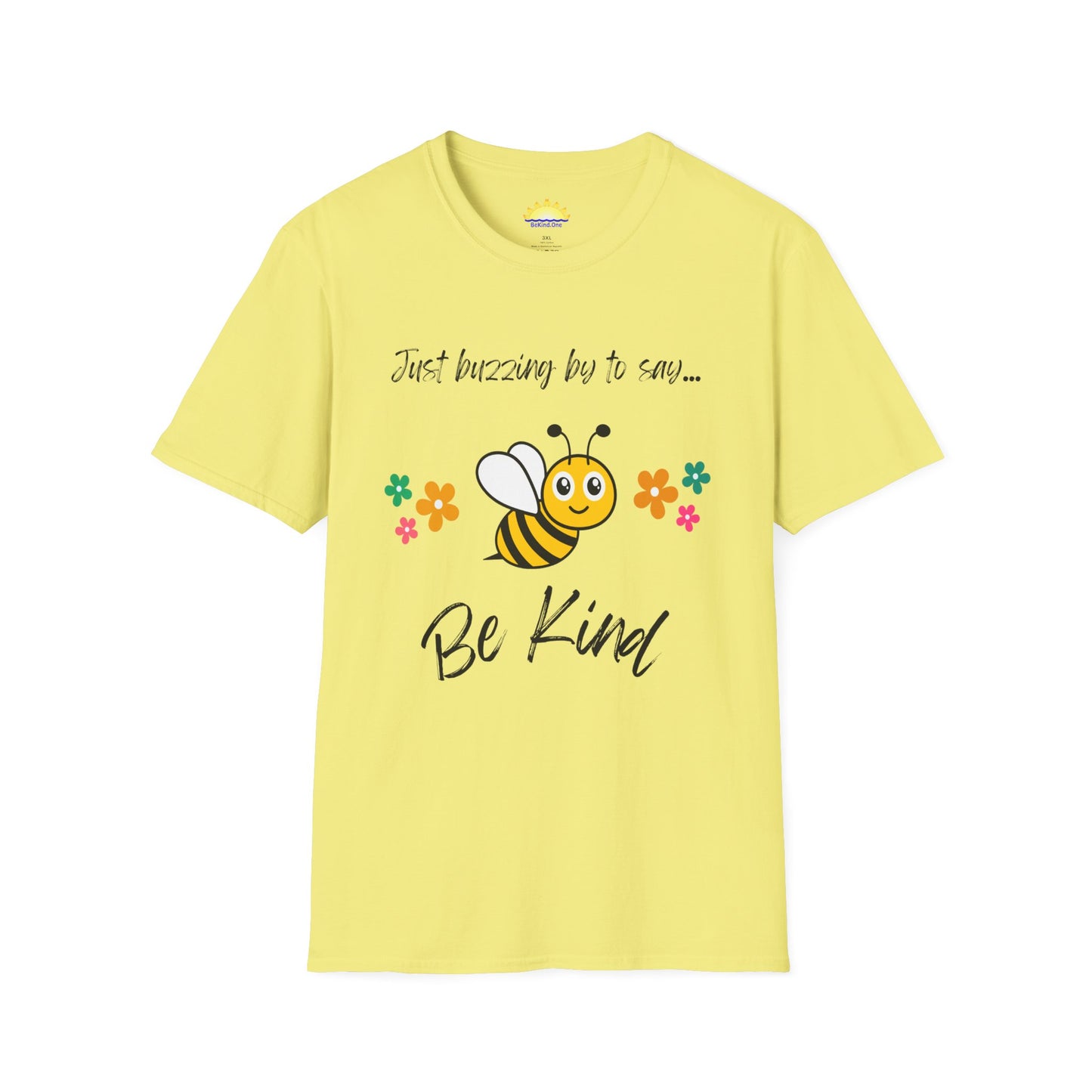 Buzzing By (Honey Bee) - Unisex Softstyle T-Shirt