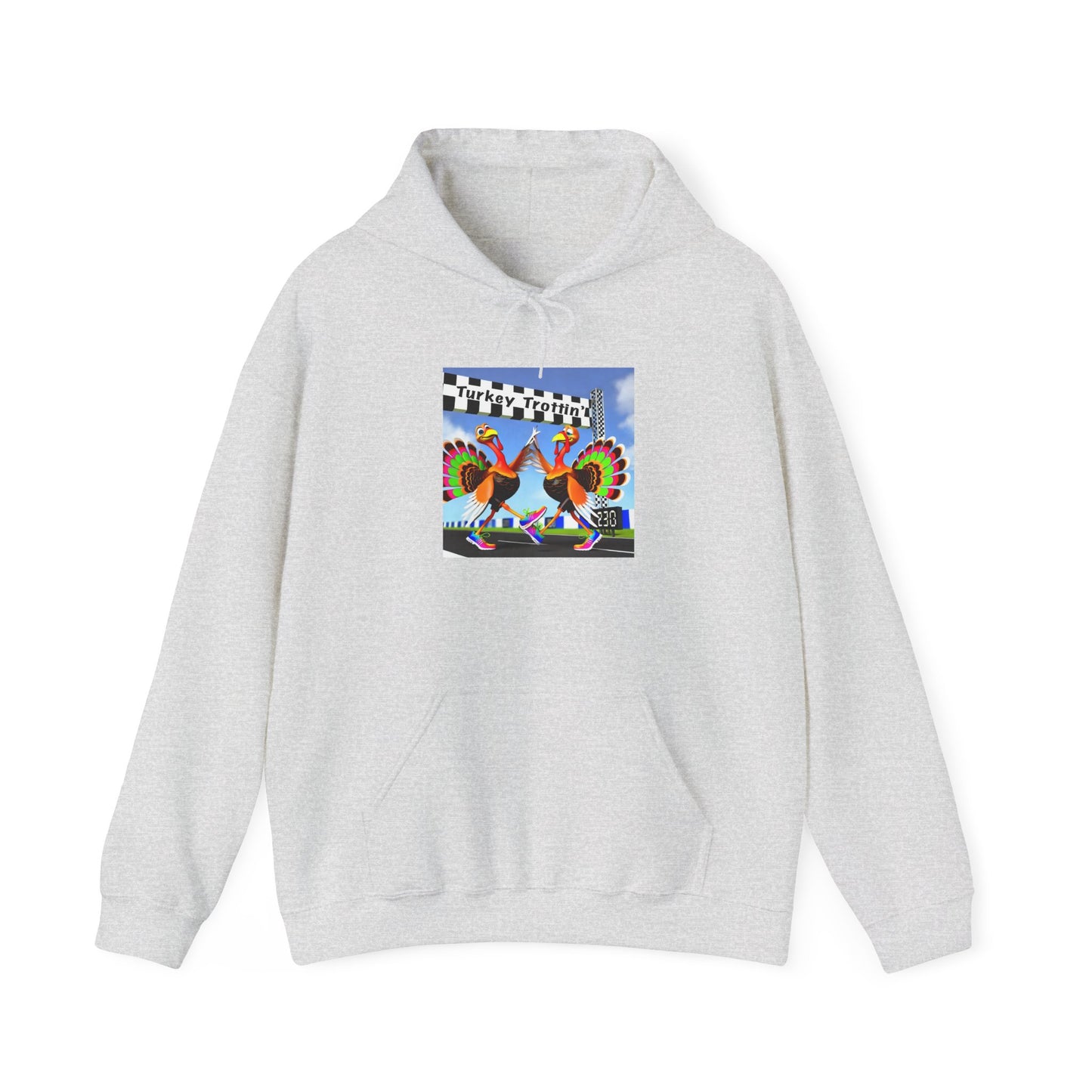 Turkey Trottin' - Unisex Heavy Blend™ Hooded Sweatshirt