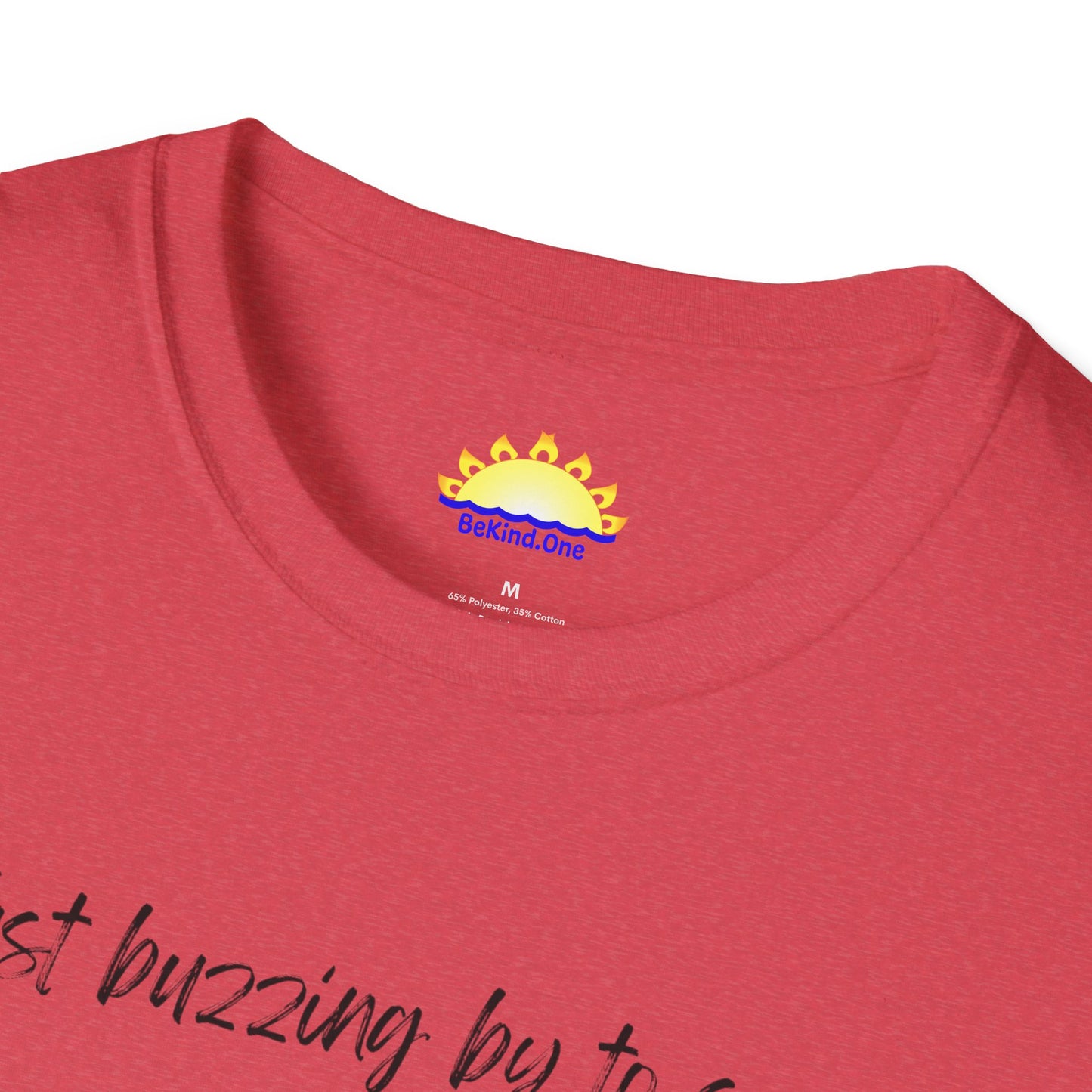 Buzzing By (Honey Bee) - Unisex Softstyle T-Shirt