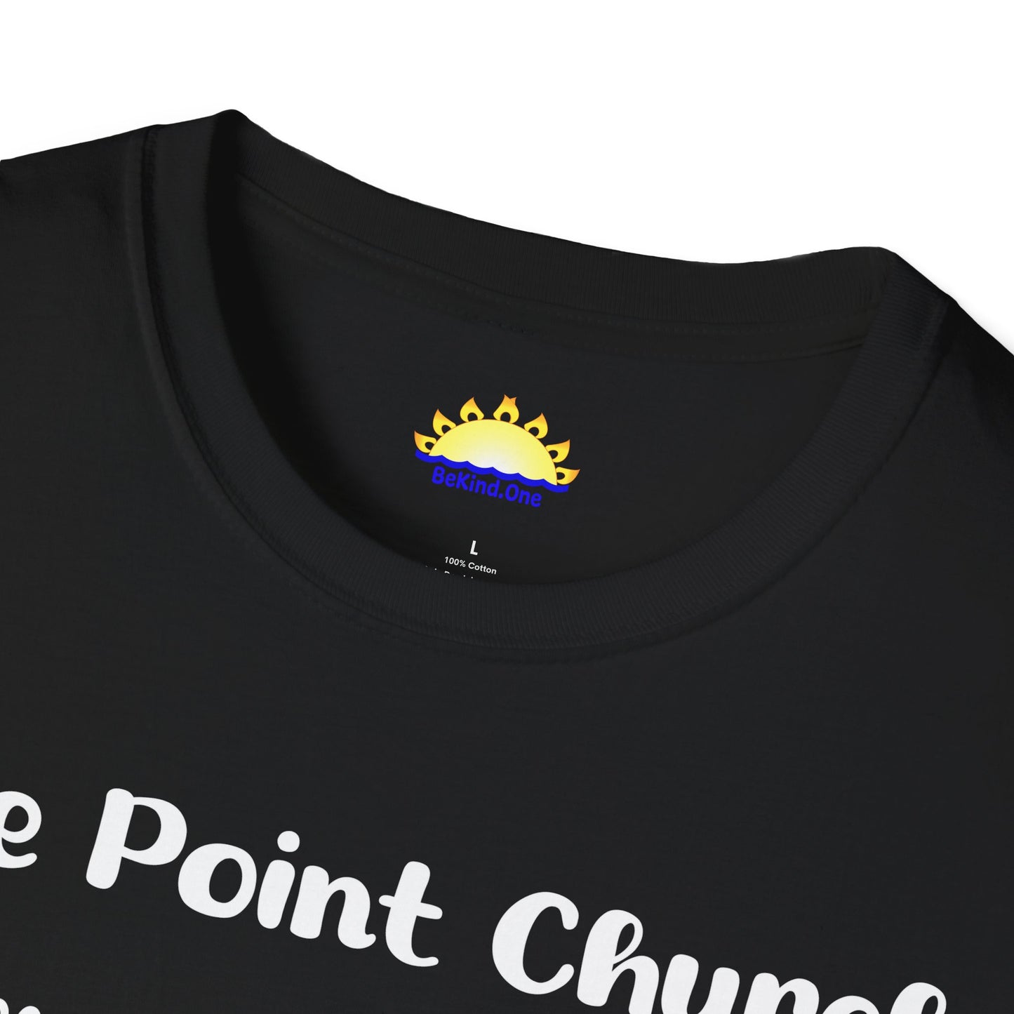 Life Point Church - GPS Coordinates - Unisex Softstyle T-Shirt (Black/Dark Heather Grey)