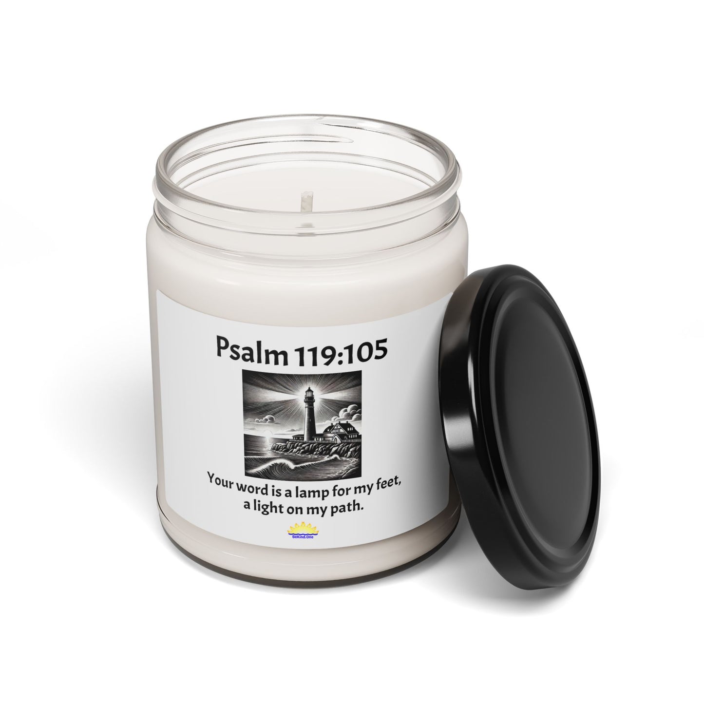 Psalm 119:105 - Scented Soy Candle, 9oz