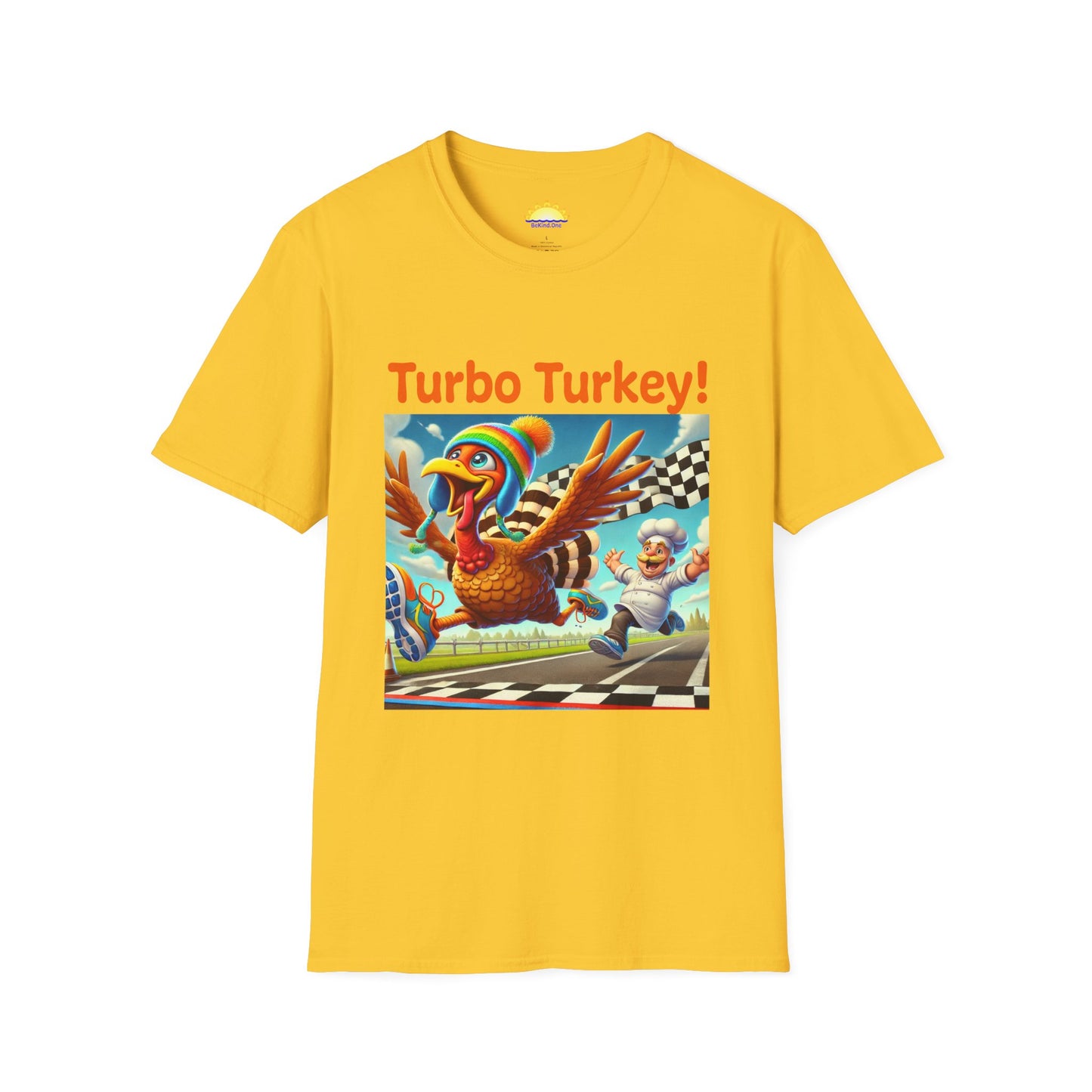 Turbo Turkey! - Unisex Softstyle T-Shirt