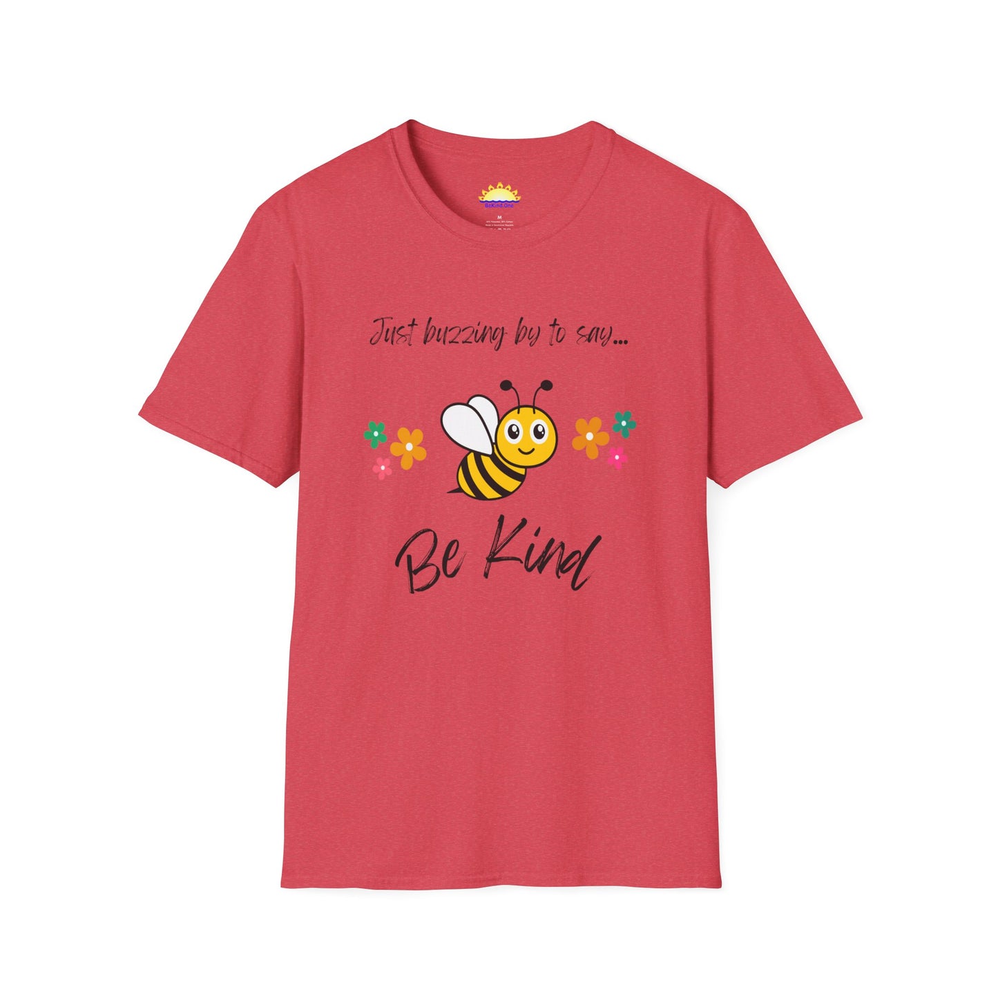 Buzzing By (Honey Bee) - Unisex Softstyle T-Shirt