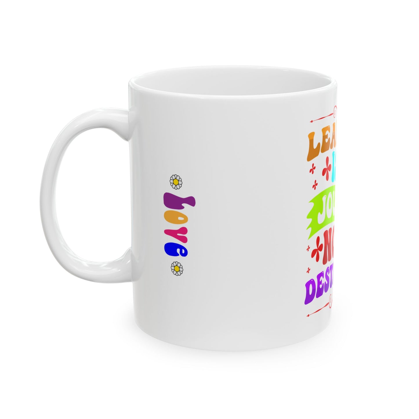 Teacher Appreciation Gift - Learning is a Journey - Coffee Mug – 11oz, 15 oz