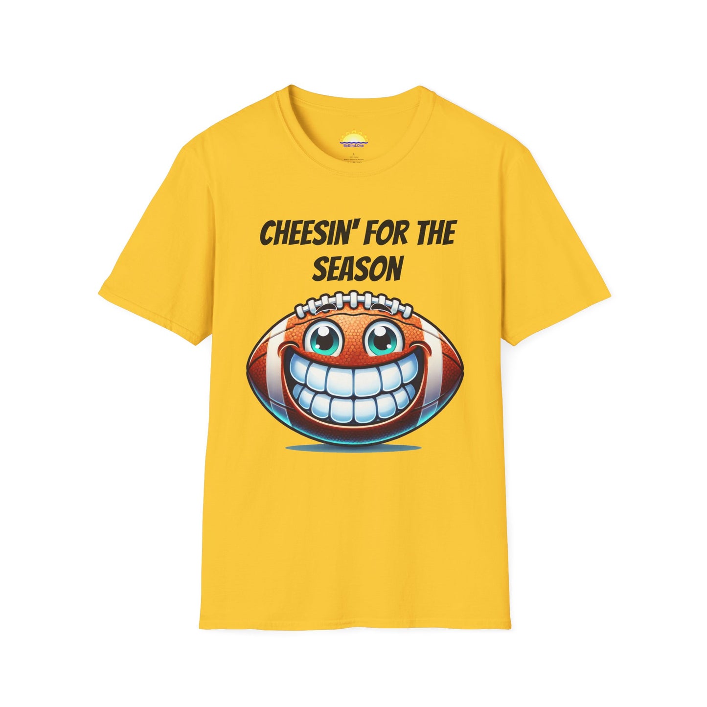 Cheesin' for the Season (Football) - Unisex Softstyle T-Shirt