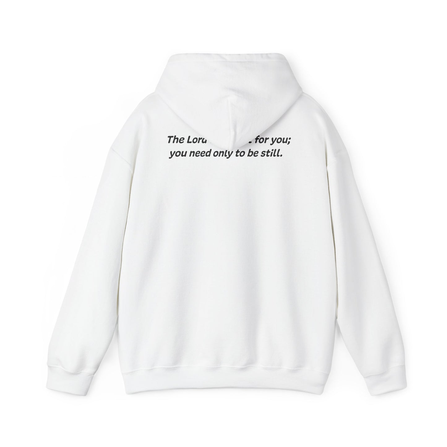 Exodus 14:14 - God Coordinates - Unisex Heavy Blend™ Hooded Sweatshirt