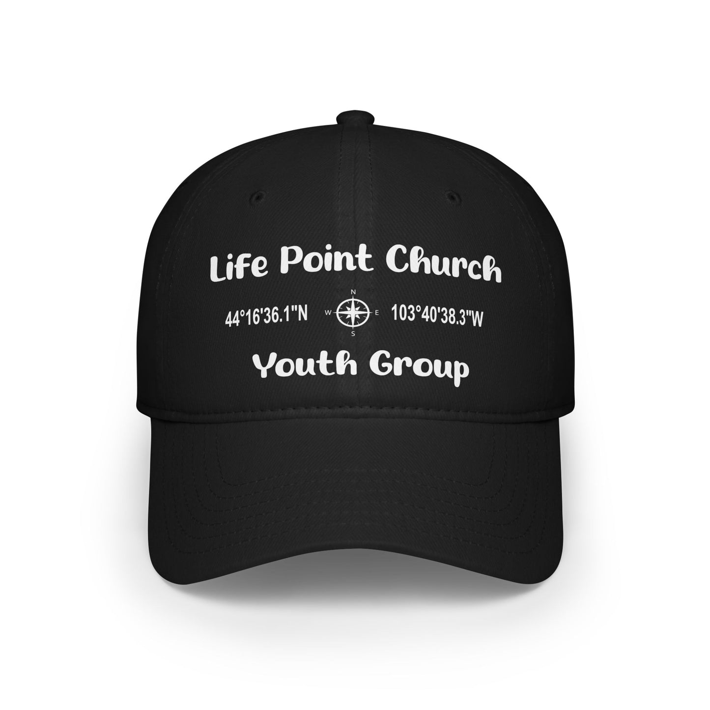 Life Point Church - GPS Coordinates - Low Profile Baseball Cap