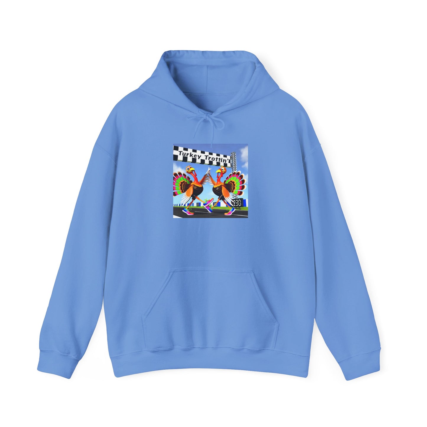 Turkey Trottin' - Unisex Heavy Blend™ Hooded Sweatshirt