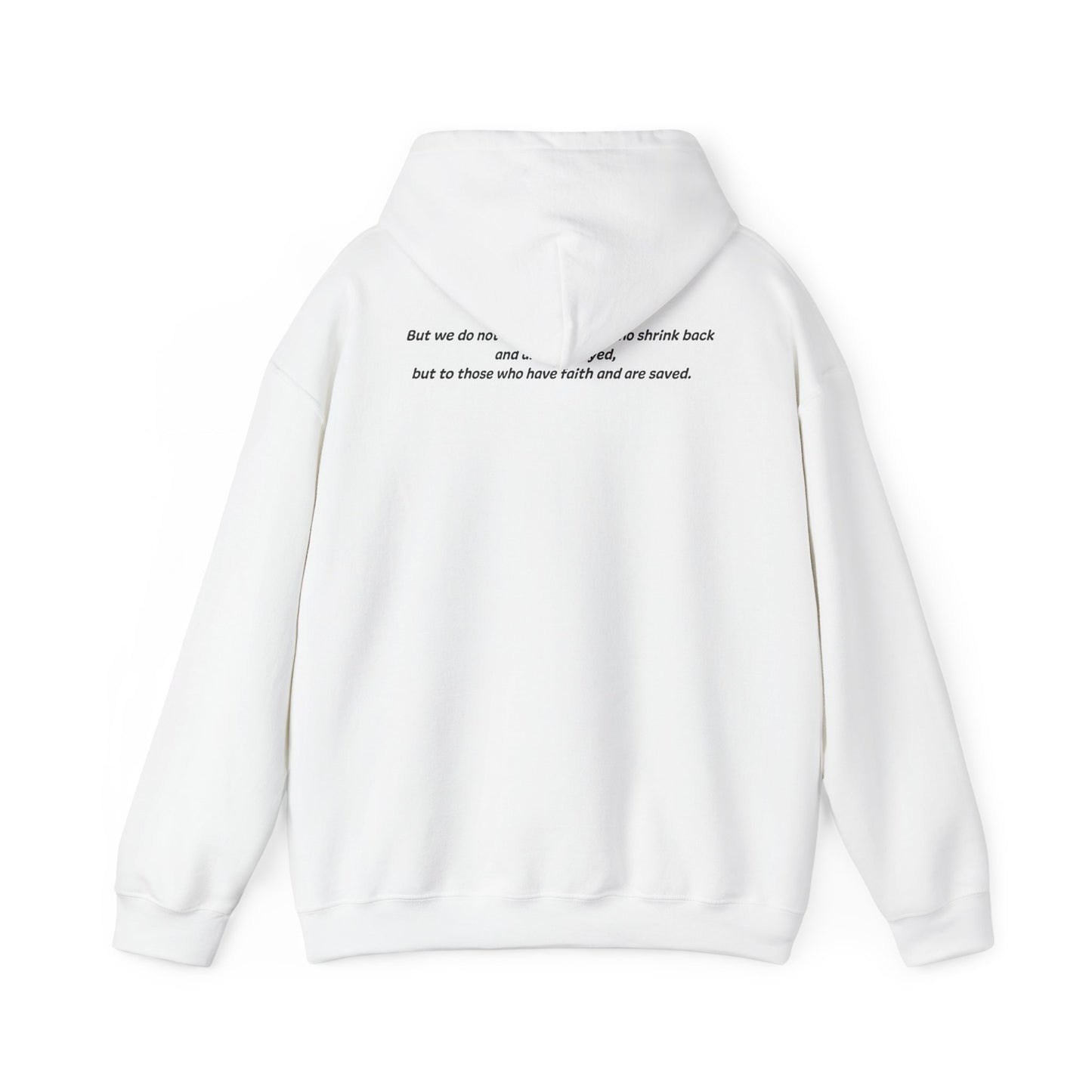 Hebrews 10:39 - God Coordinates - Unisex Heavy Blend™ Hooded Sweatshirt