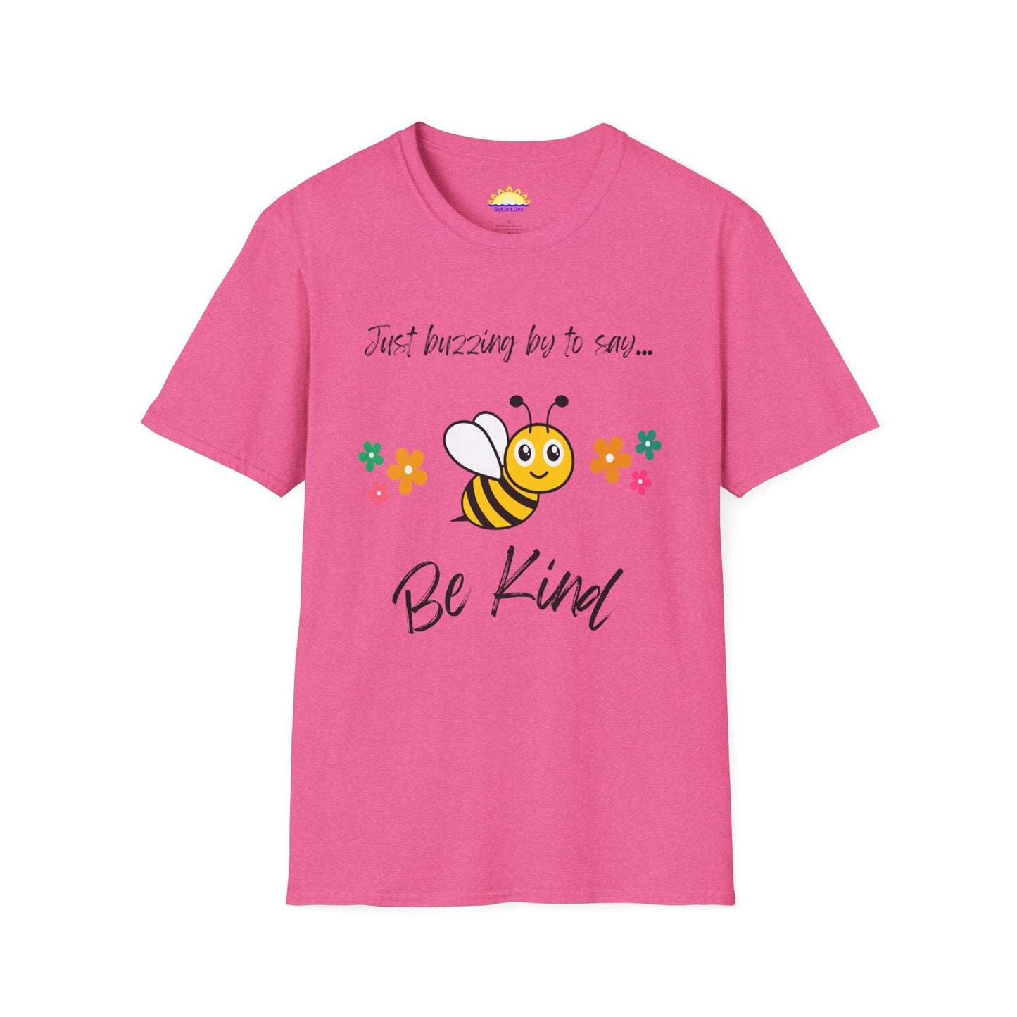 Buzzing By (Honey Bee) - Unisex Softstyle T-Shirt