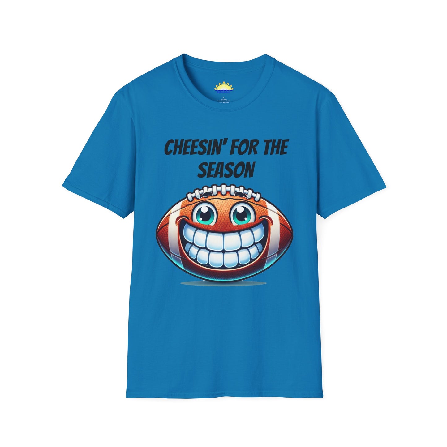 Cheesin' for the Season (Football) - Unisex Softstyle T-Shirt