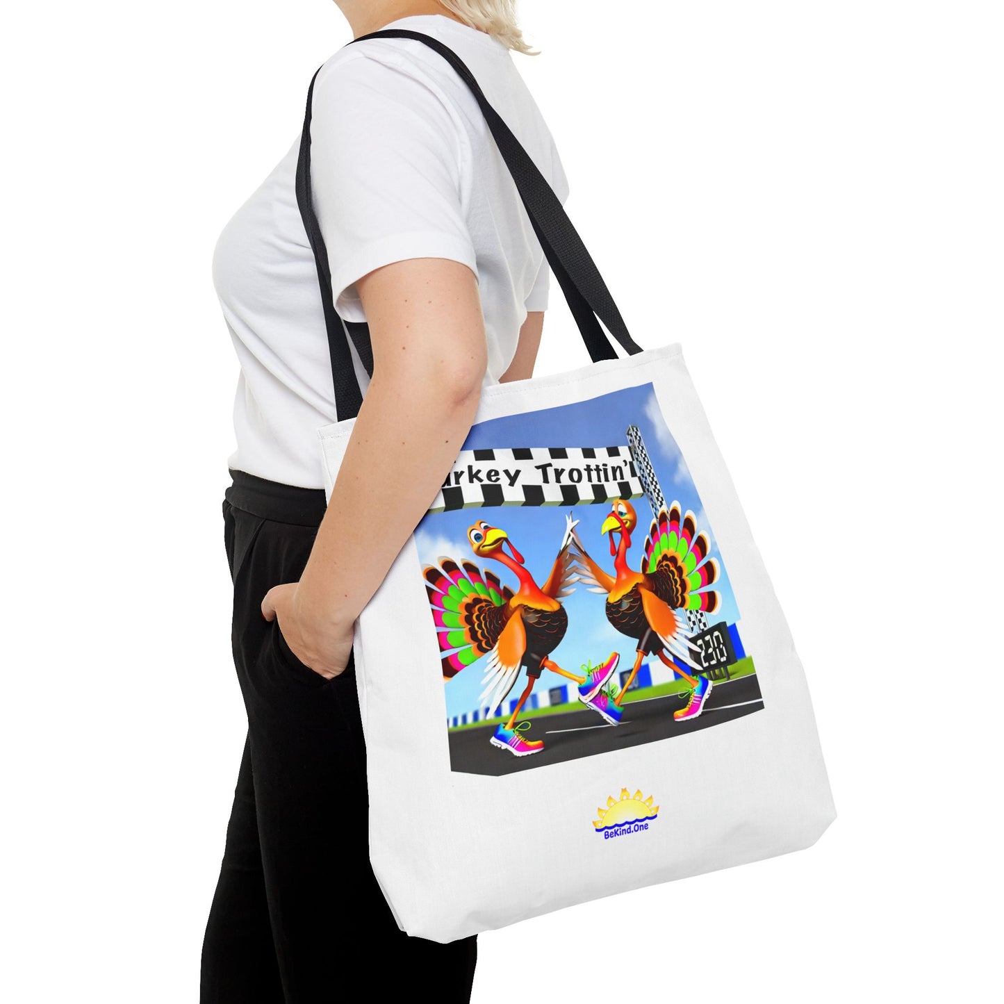 Turkey Trottin' - Tote Bag (AOP)