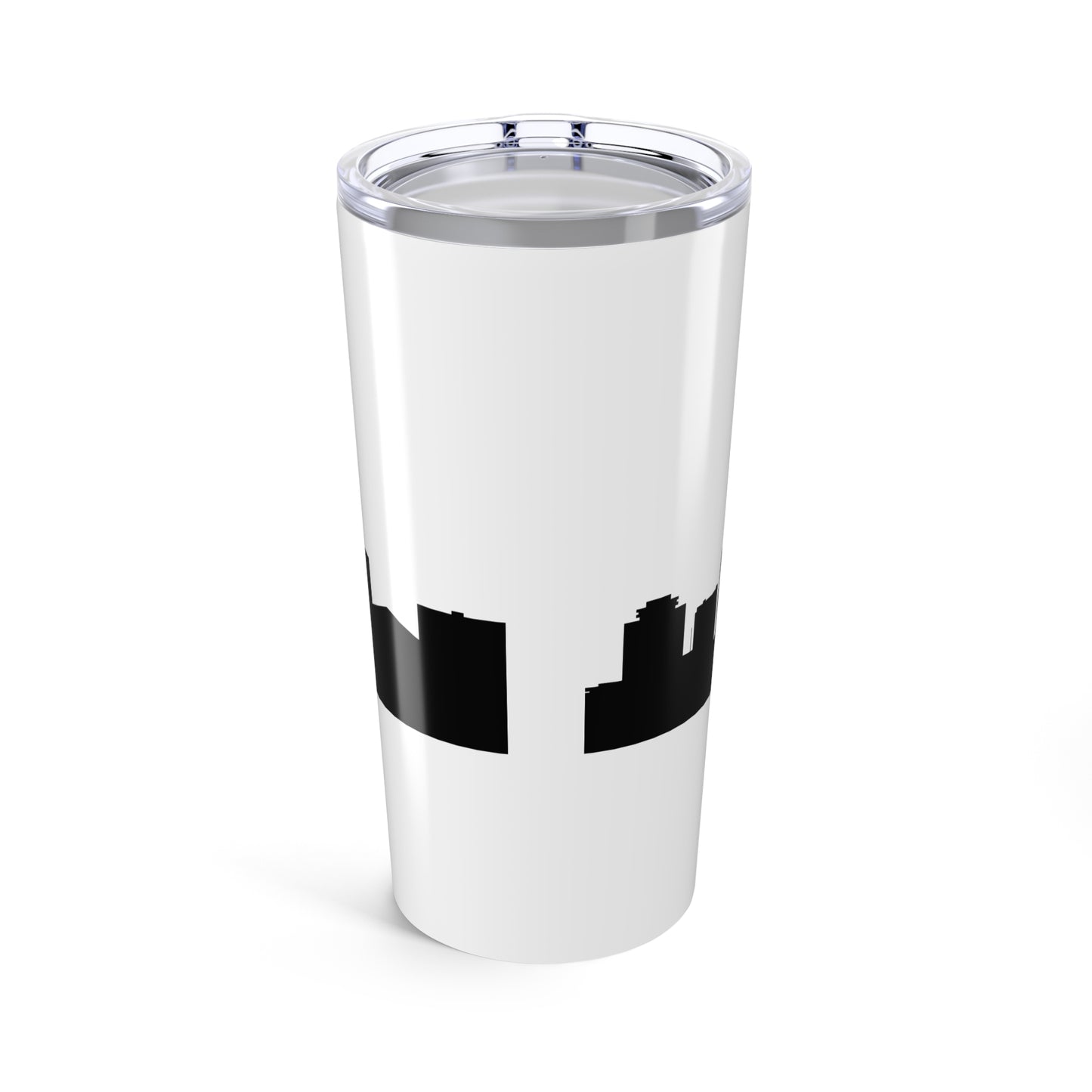 Nashville - City Outline (White) - Tumbler 20oz