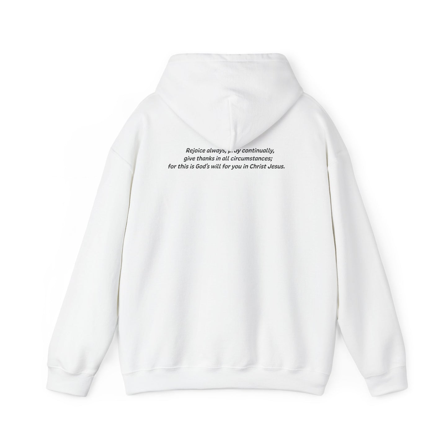 1 Thessalonians 5:16-18 - God Coordinates - Unisex Heavy Blend™ Hooded Sweatshirt