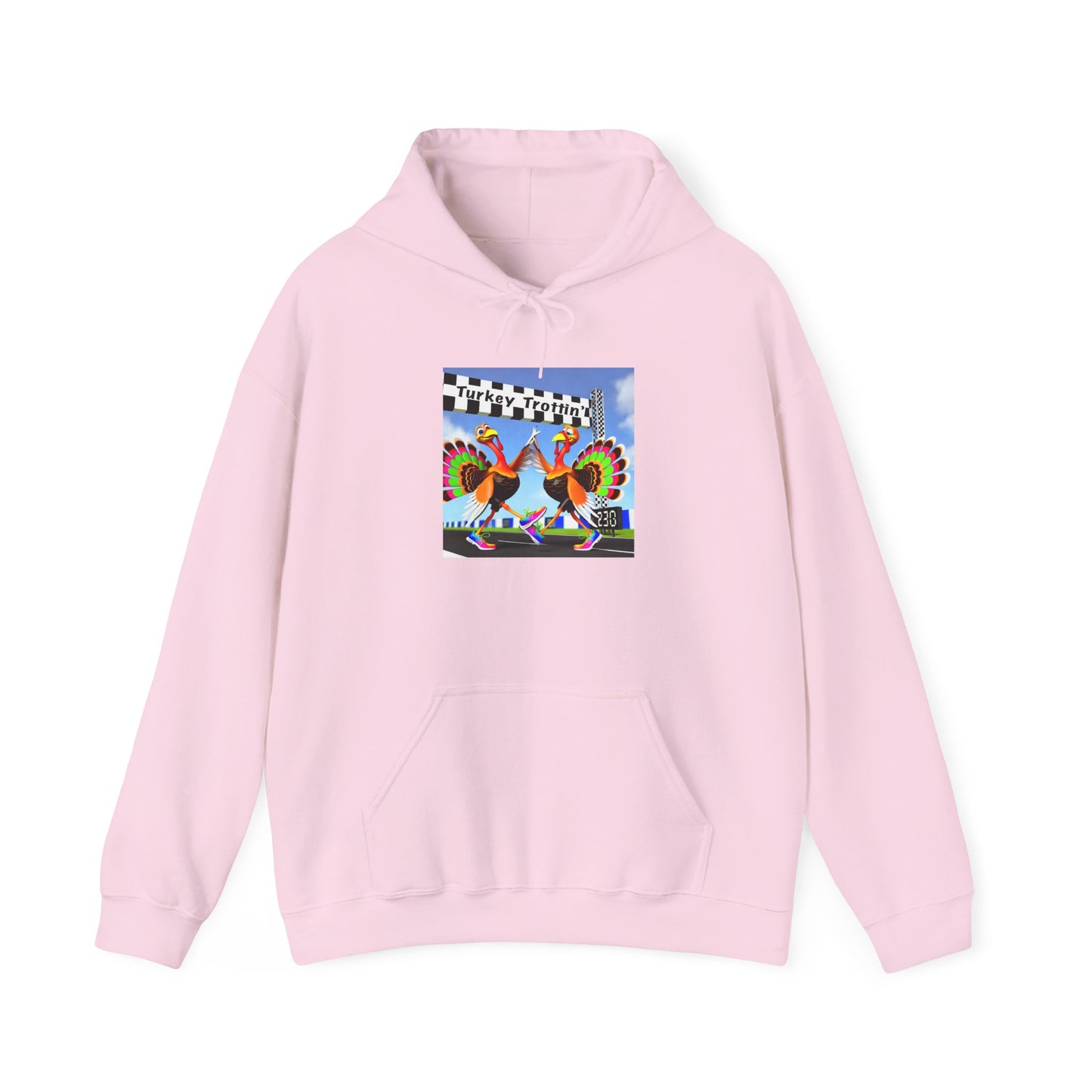 Turkey Trottin' - Unisex Heavy Blend™ Hooded Sweatshirt