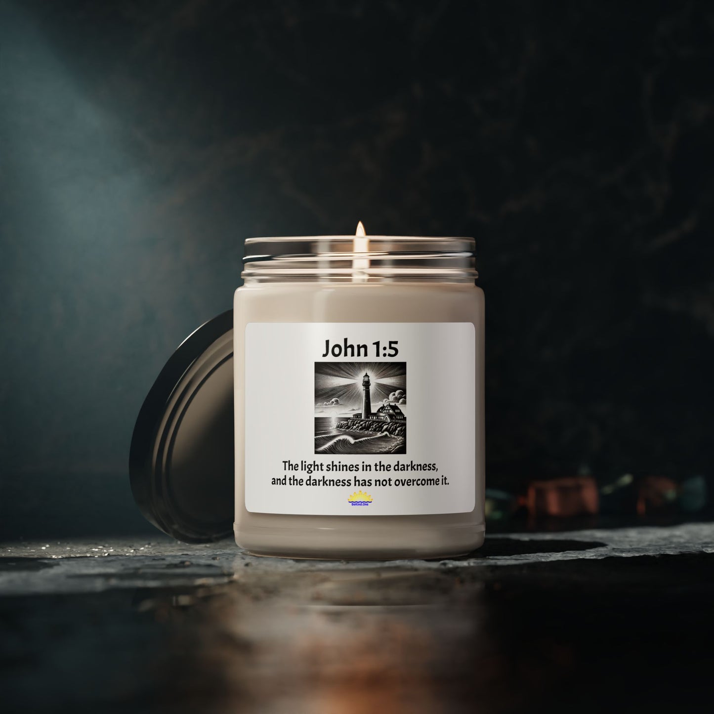 John 1:5 - Scented Soy Candle, 9oz