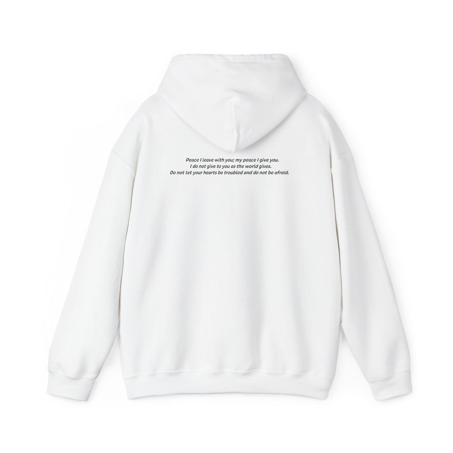 John 14:27 - God Coordinates - Unisex Heavy Blend™ Hooded Sweatshirt
