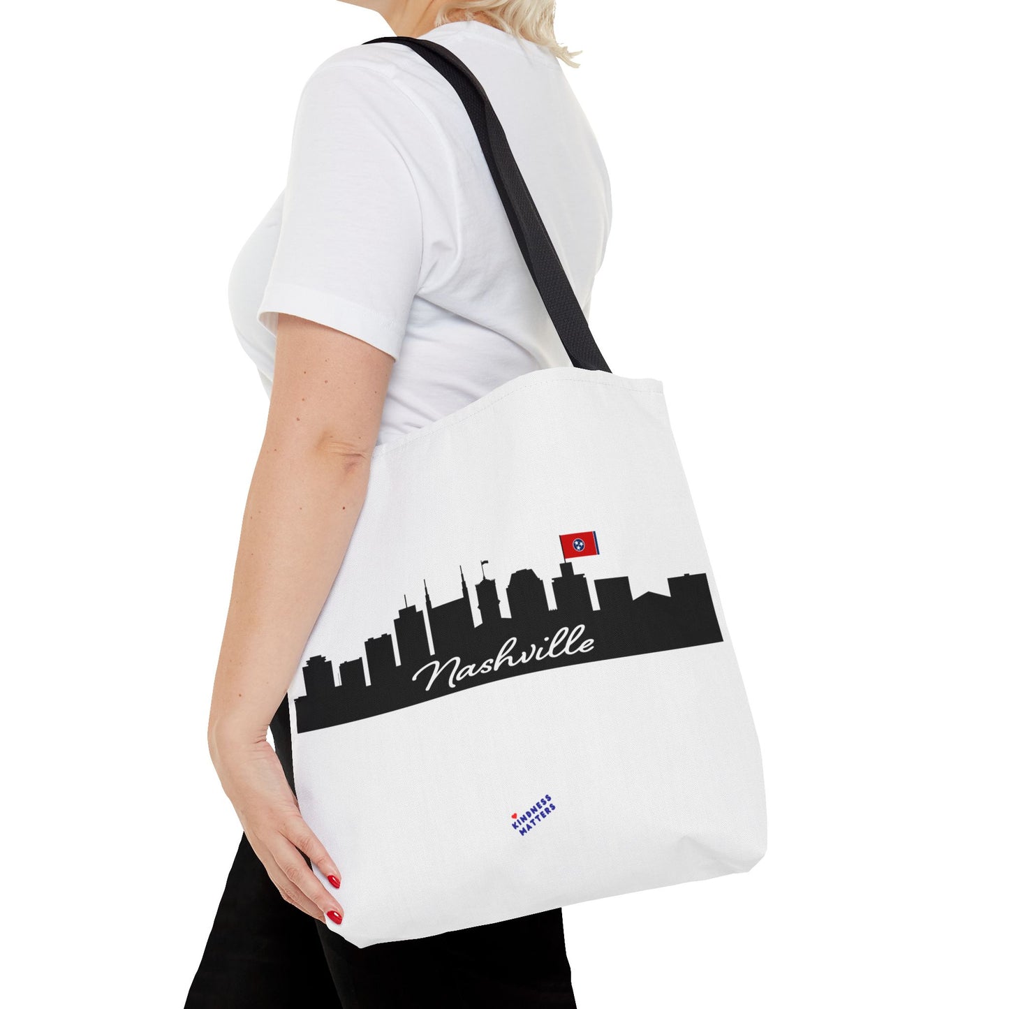 Nashville - City Outline - Tote Bag (AOP)
