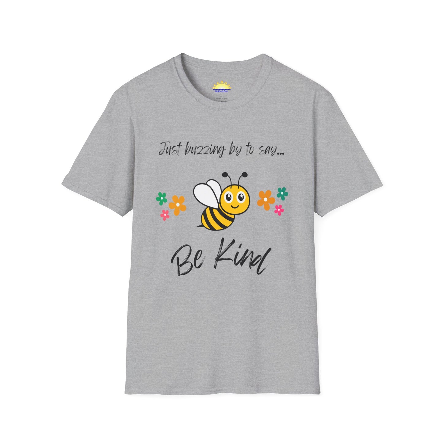 Buzzing By (Honey Bee) - Unisex Softstyle T-Shirt