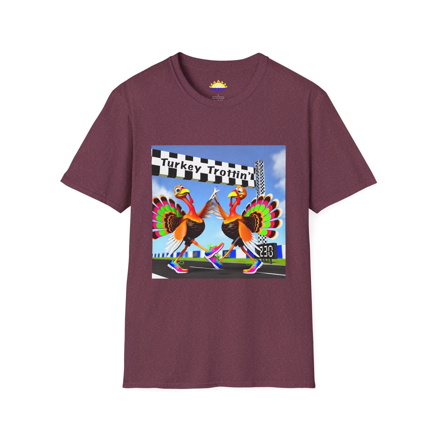 Turkey Trottin' - Unisex Softstyle T-Shirt
