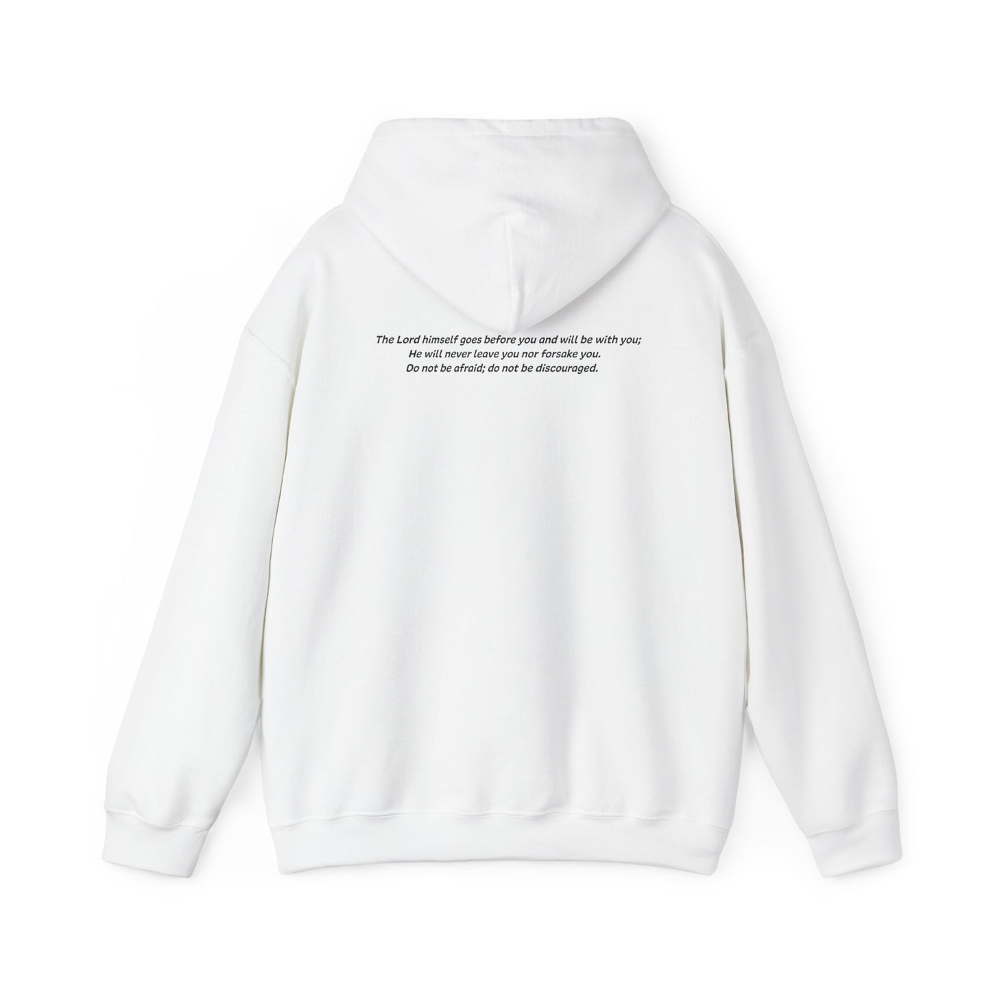 Deuteronomy 31:8 - God Coordinates - Unisex Heavy Blend™ Hooded Sweatshirt