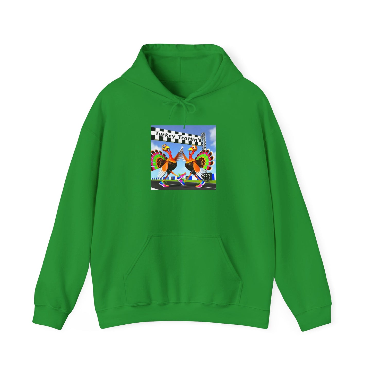 Turkey Trottin' - Unisex Heavy Blend™ Hooded Sweatshirt