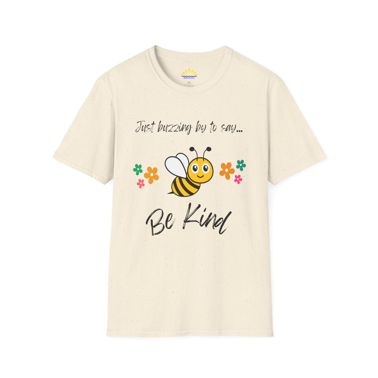 Buzzing By (Honey Bee) - Unisex Softstyle T-Shirt