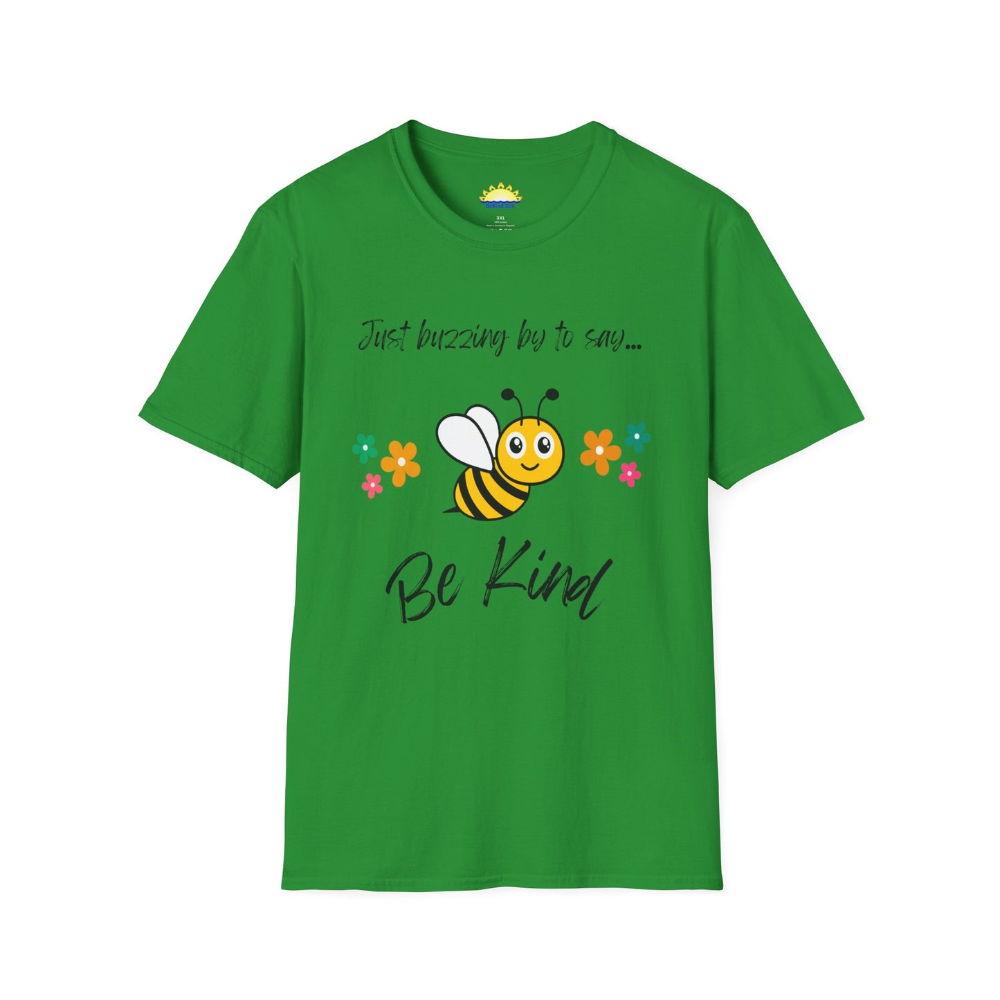 Buzzing By (Honey Bee) - Unisex Softstyle T-Shirt