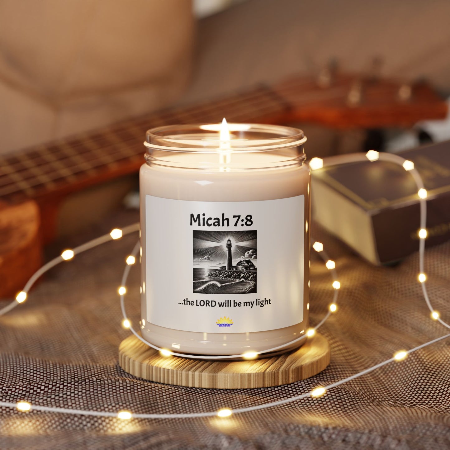Micah 7:8 - Scented Soy Candle, 9oz