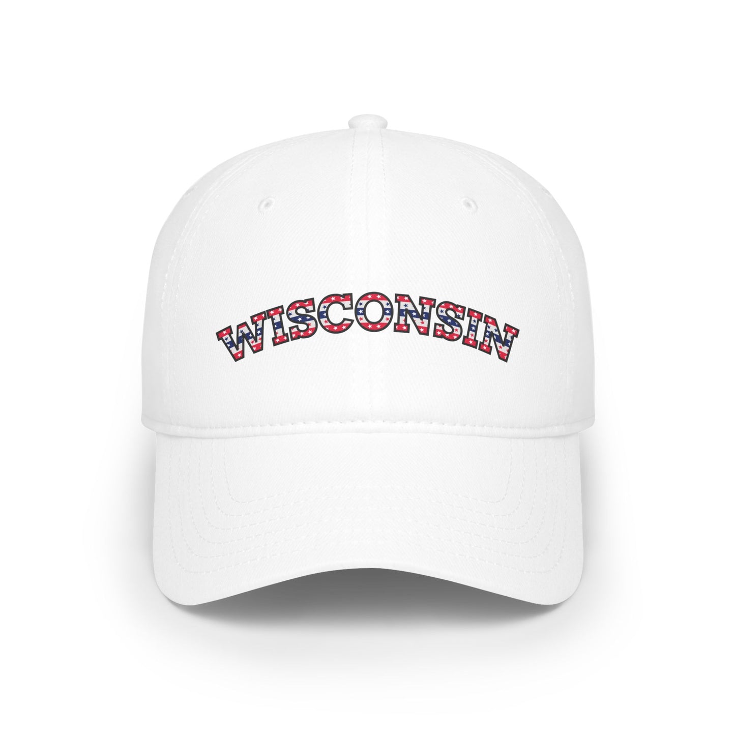 Wisconsin - Low Profile Baseball Cap
