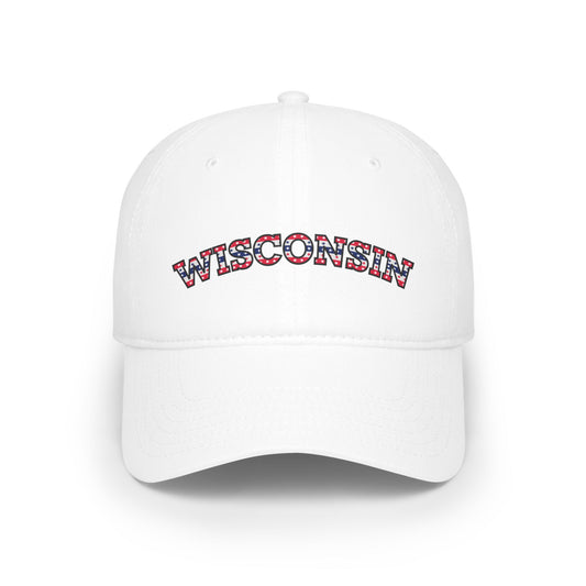 Wisconsin - Low Profile Baseball Cap