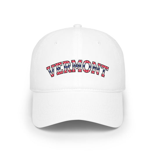 Vermont - Low Profile Baseball Cap