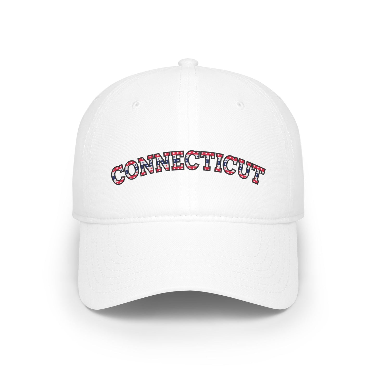 Connecticut - Low Profile Baseball Cap