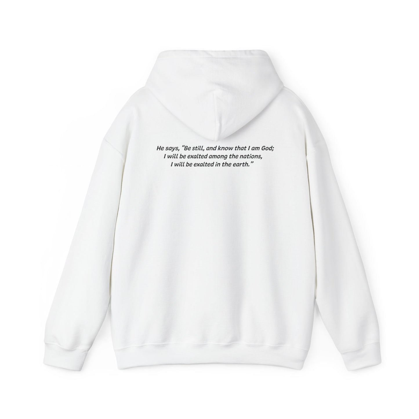Psalms 46:10 - God Coordinates - Unisex Heavy Blend™ Hooded Sweatshirt