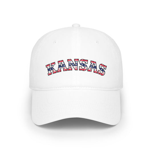 Kansas - Low Profile Baseball Cap