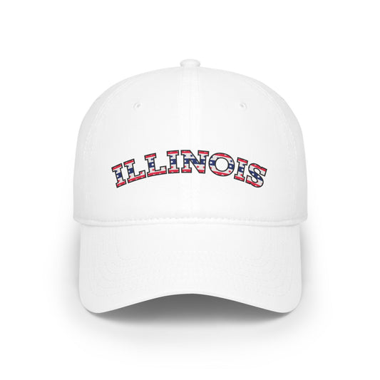 Illinois - Low Profile Baseball Cap