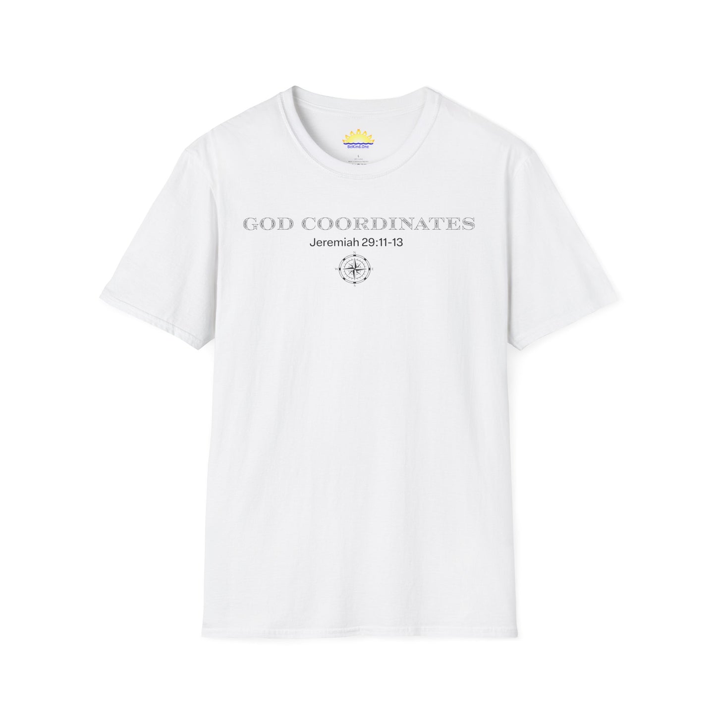 Jeremiah‬ ‭29‬:‭11‬-‭13‬‬‬‬ - God Coordinates - Unisex Softstyle T-Shirt