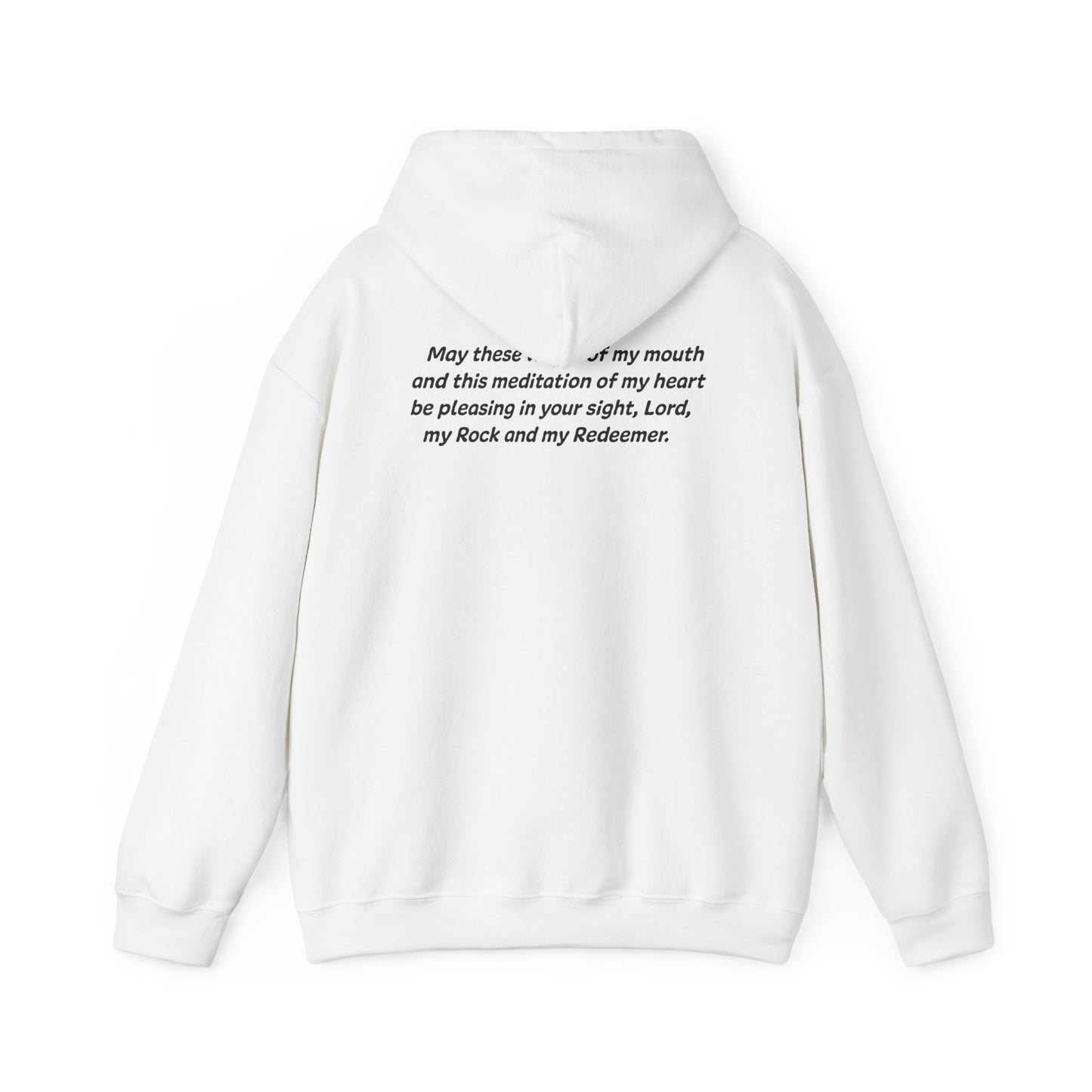 Psalms‬ ‭19‬:‭14‬‬‬‬ - God Coordinates - Unisex Heavy Blend™ Hooded Sweatshirt