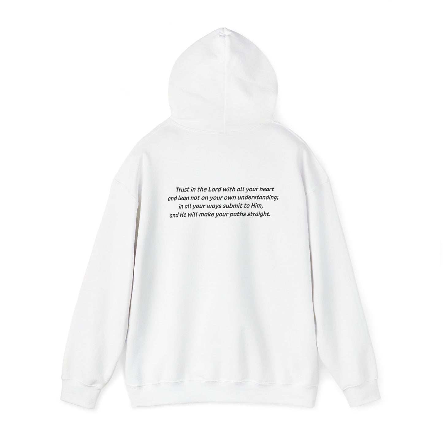 Proverbs‬ ‭3‬:‭5‬-‭6 - God Coordinates - Unisex Heavy Blend™ Hooded Sweatshirt