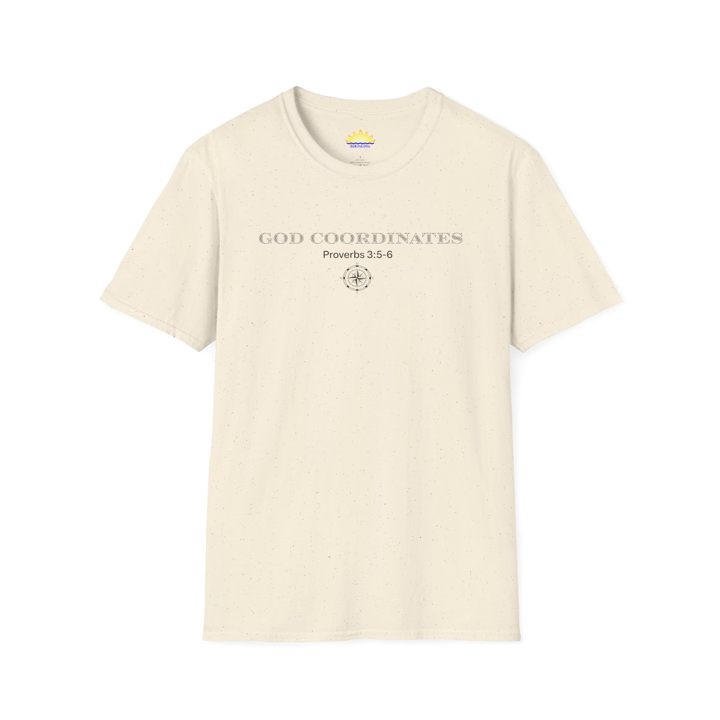 Proverbs‬ ‭3‬:‭5‬-‭6 - God Coordinates - Unisex Softstyle T-Shirt
