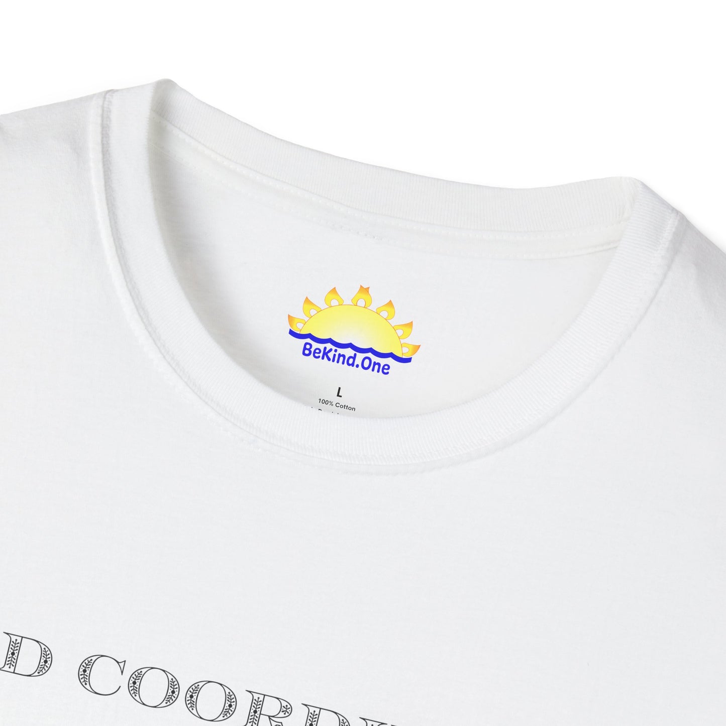Psalms 46:10 - God Coordinates - Unisex Softstyle T-Shirt