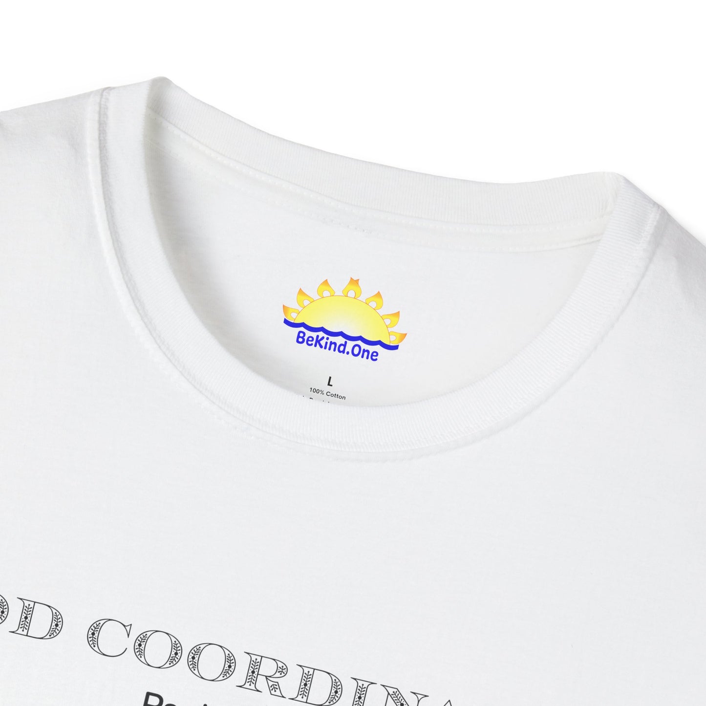 Psalms 107:1 - God Coordinates - Unisex Softstyle T-Shirt