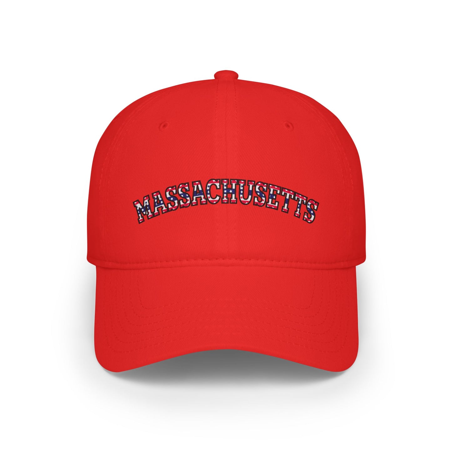 Massachusetts - Low Profile Baseball Cap