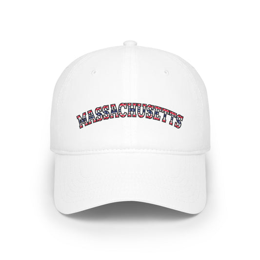 Massachusetts - Low Profile Baseball Cap